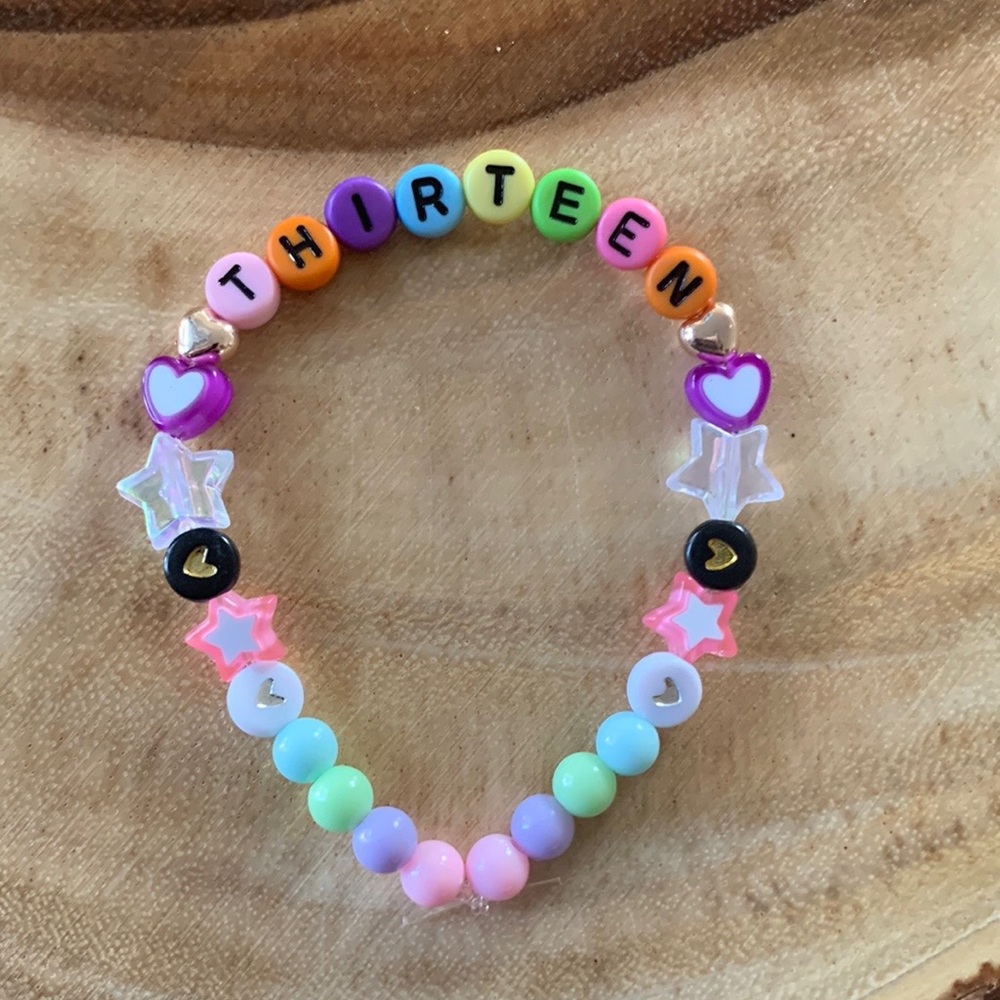 Taylor Swift Handmade Friendship Beaded Bracelet
“Thirteen” - Picture 2 of 2